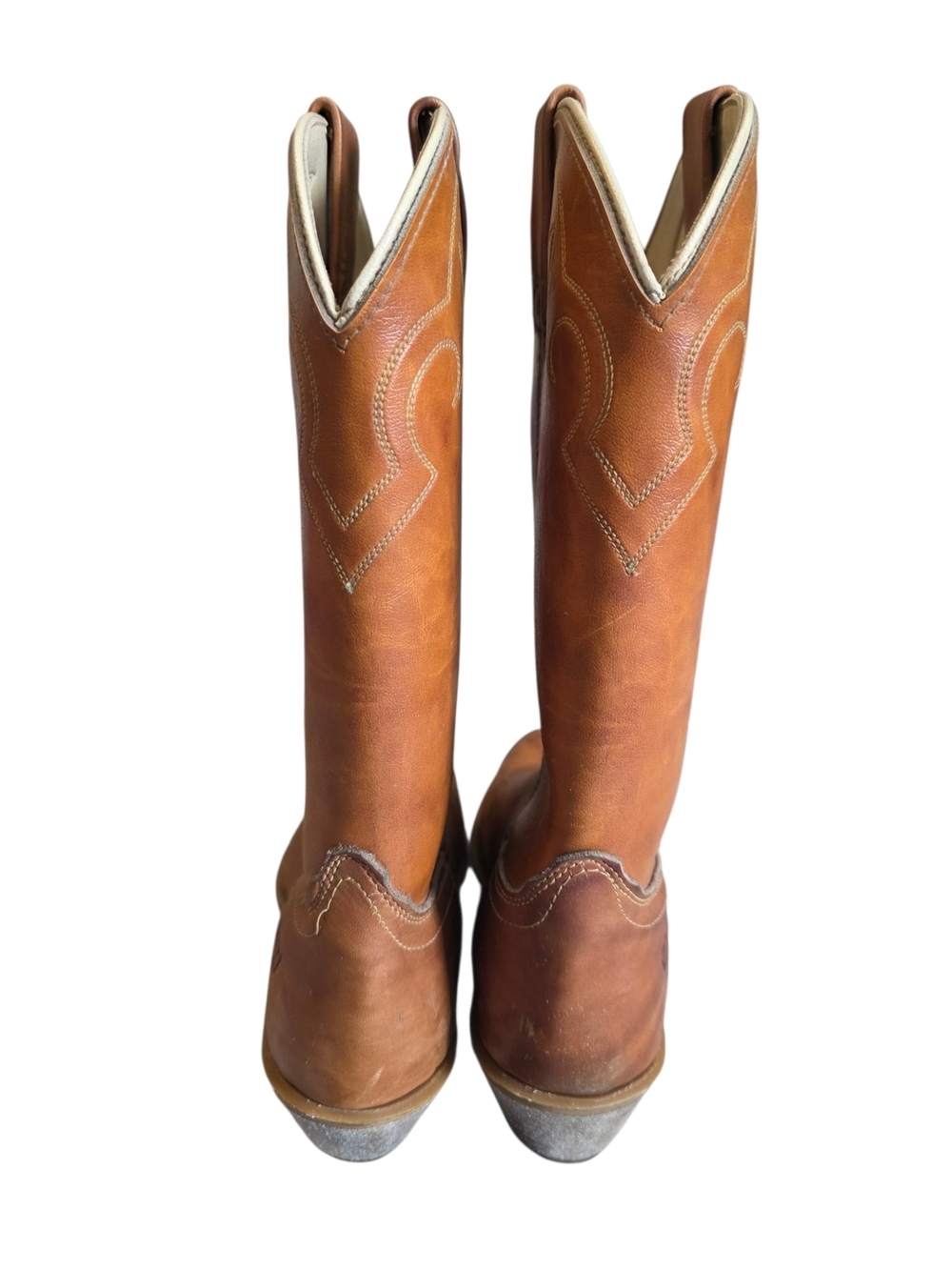 🤎 Dingo Western Leather Cowboy Boots – Women’s 9D – Brown Classic Stitch - Picture 2 of 7